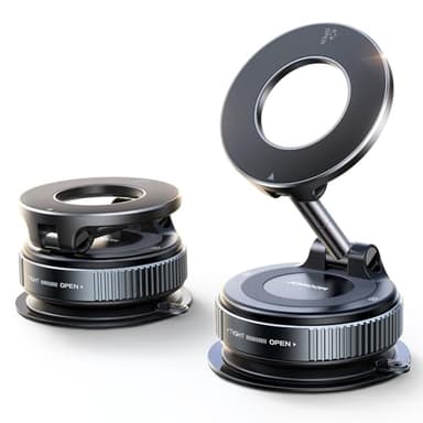 JOYROOM Supporto Telefono Auto Ventosa, Porta Cellulare Magnetico Pieghevole con 360°Braccio Metallico, Supporto Auto Magsafe per iPhone 17 16 15 14 13 12 & Custodia MagSafe