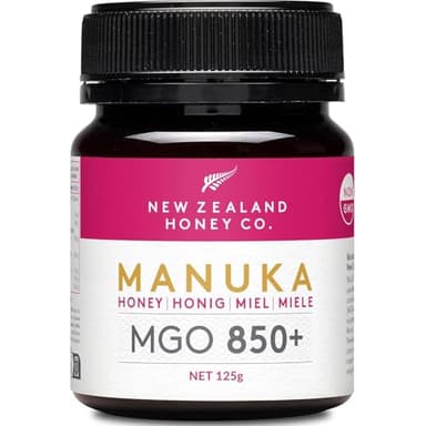 New Zealand Honey Co. Miele di Manuka MGO 850+ | Attivo e lordo | Prodotto in Nuova Zelanda | 125g