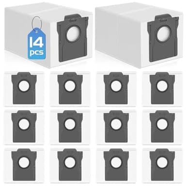 RUKHOOL 14 Sacchetti Polvere per Dreame L10s Ultra Gen 2 / L40 Ultra / X40 / L40s Pro Ultra / L10s Pro Ultra Heat / X50 Ultra/Mova E30 Ultra / P50 Pro Ultra/ V50 /Z50 Ultra Sacchetto Ricambi Dust Bag