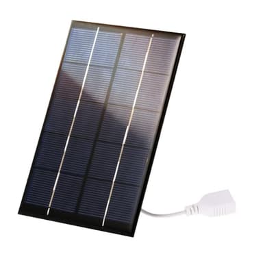 Irishom Caricabatterie ad energia solare portatile per cellulari porta USB in telefono cellulare con pannello solare per campeggio, escursionismo, viaggio (2W/5V)