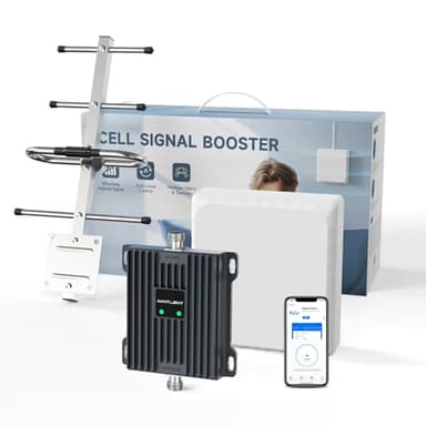 ANNTLENT Amplificatore Segnale Cellulare - Banda 20/8 (800/900Mhz) Ripetitore 4G 3G 2G gsm LTE per Casa Ufficio Campagna Ripetitore Segnale Cellulare Supporta TIM Wind Tre