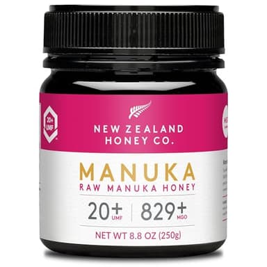 New Zealand Honey Co. Miele di Manuka MGO 829+ / UMF 20+ | Attivo e lordo | Prodotto in Nuova Zelanda | 250g
