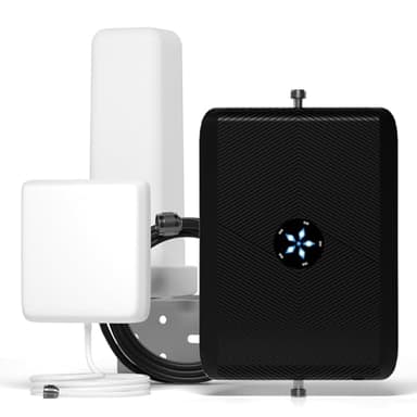 Amplificatore Segnale Cellulare per la Casa e l'ufficio, Ripetitore Segnale Cellulare 4G LTE 3G GSM Banda 20/8/3/1/7 fino a 150 metro quadrati, Supporta Wind Tre,TIM,Vodafone,Iliad