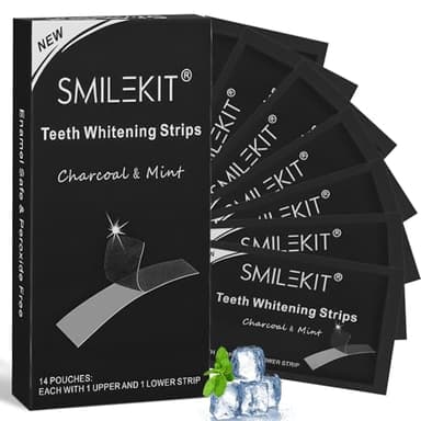 14 Strisce Strisce Sbiancanti Teeth, Sbiancanti Denti, Sbiancante Rapide Bianche Denti, Rimuove Teeth Macchie, per lo Sbiancamento e la Pulizia dei Denti