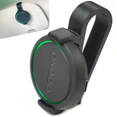 Supporto parasole adatto per Ooono Co-Driver No2, Mount/Clip per parasole (per OOONO NO2, nero)