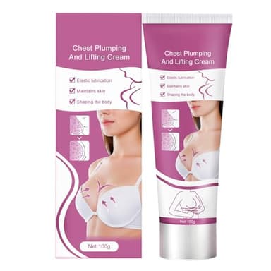 Mnozreo Crema per l'Ingrandimento del Seno,Breast Enhancement Cream,100G,1PC,Cura del Seno per una Crescita Rapida