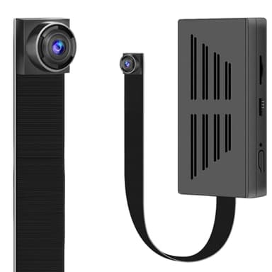 Lydzlzz Telecamera Spia Mini Telecamera Nascosta Interno 1080P HD Microcamera Videocamera Spy Cam con Audio, Batteria a Lunga Durata da 7 ore, Rilevamento di Movimento