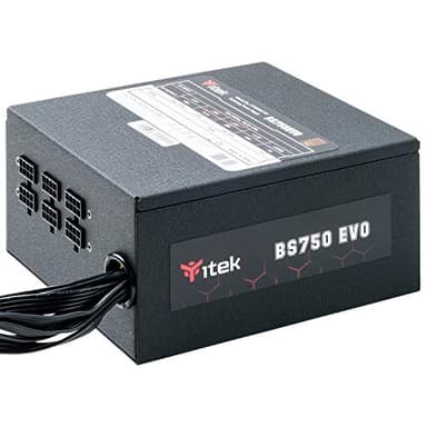 Itek Alimentatore per PC BS750 EVO 750W Certificato 80Plus Bronze - PFC Attivo - Ventola HDB 12cm - Semi Modulare