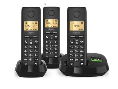 Gigaset Pure 100 AM Trio - Telefono cordless con AB Int.Ware