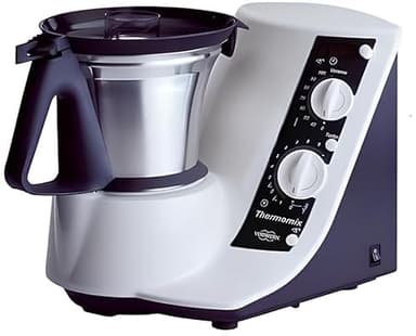 Bimby TM21 Robot da Cucina Multifunzione -COME NUOVO SCATOLATO- Varoma 2 L e Boccale 1,5 L, Display LCD Tempi/Pesi, Motore 500 W, Chiusura Ermetica – Cottura a Vapore, Tritare, Mescolare, Frullare